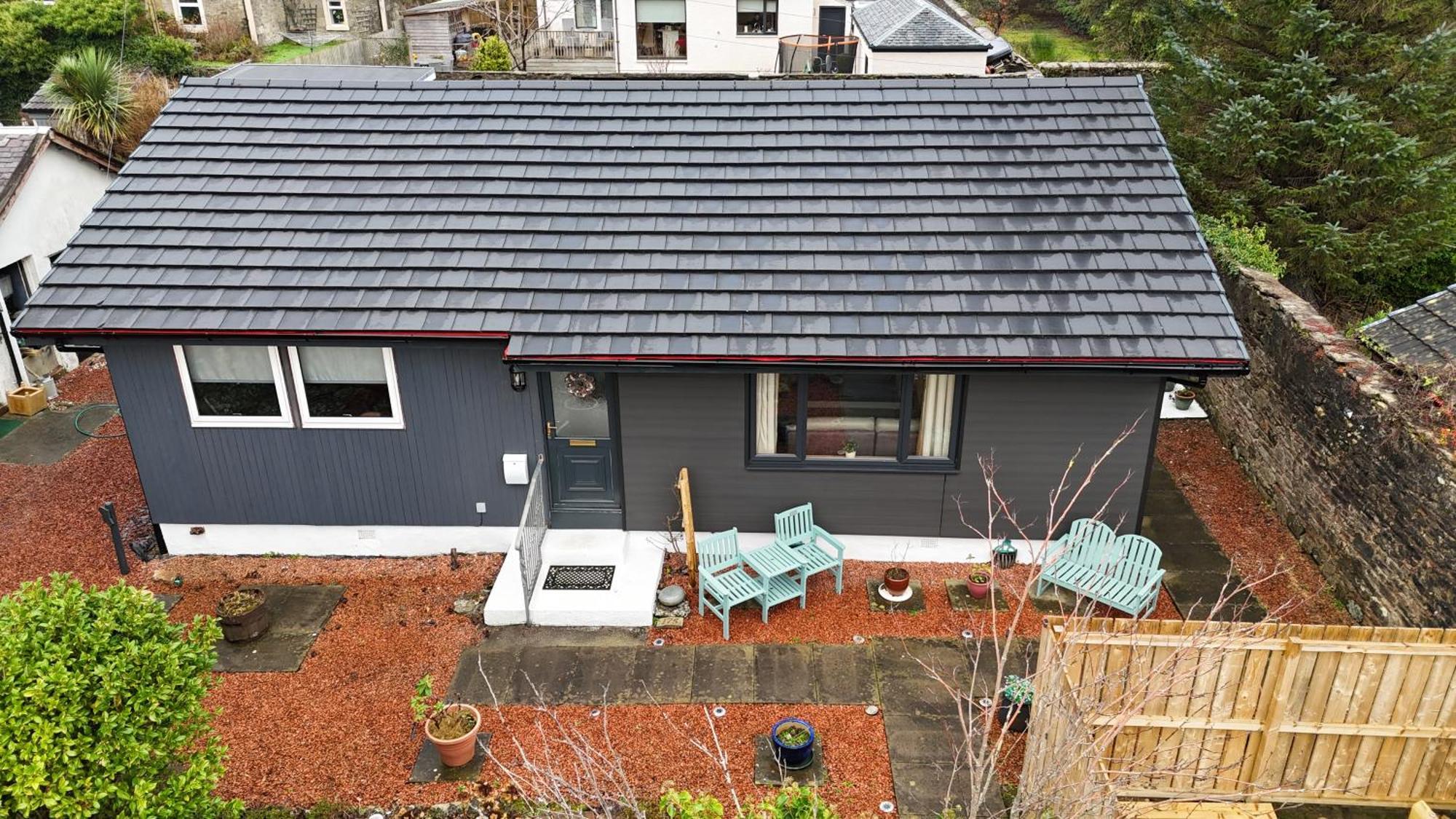 175 On Clyde - Spacious & Cosy Cedar Wood Bungalow Helensburgh Bagian luar foto